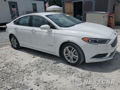 Czwarte zdjęcie samochodu z boku: 2018 FORD FUSION SE HYBRID VIN:3FA6P0LU3JR281917 - miniatura
