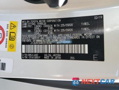 Zdjęcie 14 z 14 samochodu: 2019 LEXUS RX 350 L VIN:JTJDZKCA4K2018240 - miniatura