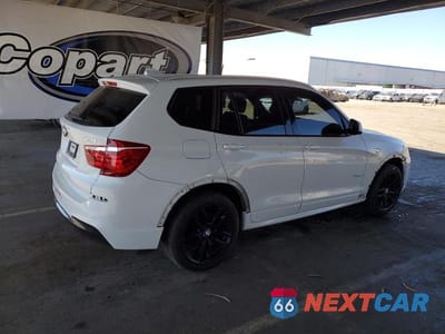 Trzecie zdjęcie samochodu z tyłu: 2015 BMW X3 XDRIVE28I VIN:5UXWX9C56F0D54679 - miniatura