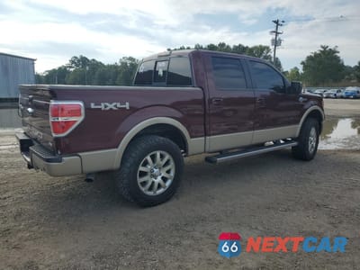 Trzecie zdjęcie samochodu z tyłu: 2010 FORD F150 SUPERCREW VIN:1FTFW1EV7AKE68722 - miniatura