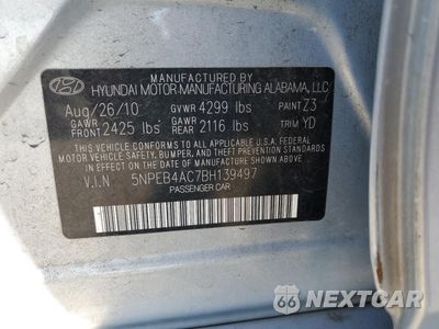 Zdjęcie 12 z 12 samochodu: 2011 HYUNDAI SONATA GLS VIN:5NPEB4AC7BH139497 - miniatura