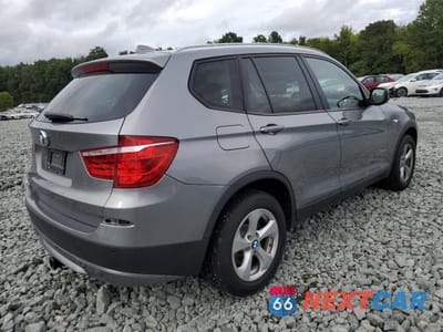 Trzecie zdjęcie samochodu z tyłu: 2011 BMW X3 XDRIVE28I VIN:5UXWX5C53BL711119 - miniatura