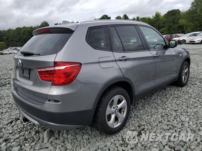 Trzecie zdjęcie samochodu z tyłu: 2011 BMW X3 XDRIVE28I VIN:5UXWX5C53BL711119 - miniatura