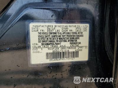 Zdjęcie 13 z 13 samochodu: 2012 NISSAN SENTRA 2.0 VIN:3N1AB6APXCL754417 - miniatura