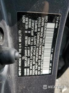 Zdjęcie 12 z 12 samochodu: 2021 HONDA CIVIC SPORT TOURING VIN:SHHFK7H90MU418497 - miniatura