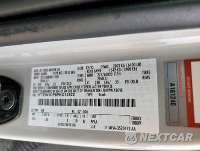 Zdjęcie 12 z 15 samochodu: 2023 FORD F150 SUPERCREW VIN:1FTEW1CP8PKG12822 - miniatura