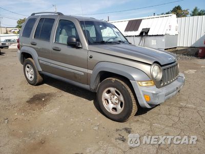 Czwarte zdjęcie samochodu z boku: 2005 JEEP LIBERTY SPORT VIN:1J4GL48K45W517092 - miniatura