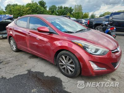 Czwarte zdjęcie samochodu z boku: 2014 HYUNDAI ELANTRA SE VIN:5NPDH4AE5EH457148 - miniatura