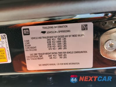 Zdjęcie 13 z 16 samochodu: 2023 GMC YUKON XL DENALI VIN:1GKS1JKL5PR501561 - miniatura