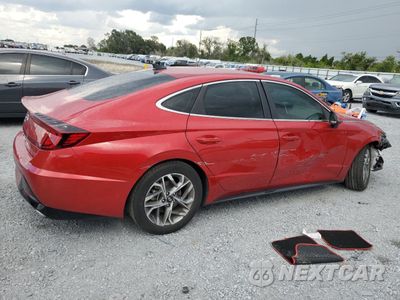 Trzecie zdjęcie samochodu z tyłu: 2021 HYUNDAI SONATA SEL VIN:5NPEL4JA2MH085203 - miniatura