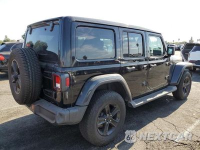 Trzecie zdjęcie samochodu z tyłu: 2022 JEEP WRANGLER UNLIMITED SAHARA VIN:1C4HJXEG6NW256632 - miniatura