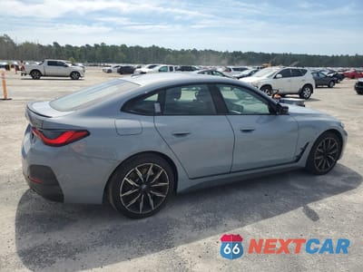 Trzecie zdjęcie samochodu z tyłu: 2023 BMW 430I GRAN COUPE VIN:WBA63AV03PFP13656 - miniatura