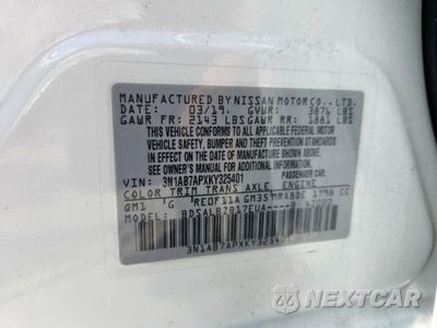 Zdjęcie 13 z 13 samochodu: 2019 NISSAN SENTRA S VIN:3N1AB7APXKY325401 - miniatura