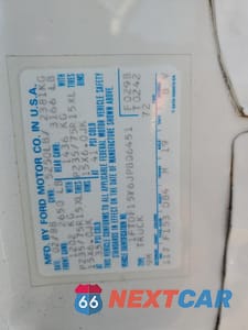 Zdjęcie 12 z 12 samochodu: 1988 FORD F150 VIN:1FTDF15Y6JPB06451 - miniatura