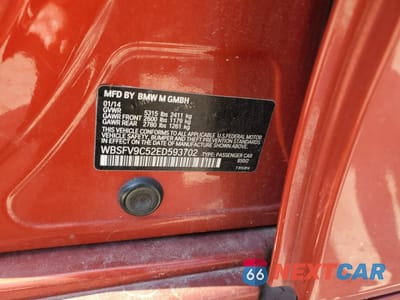 Zdjęcie 12 z 12 samochodu: 2014 BMW M5 VIN:WBSFV9C52ED593702 - miniatura