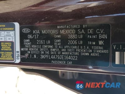 Zdjęcie 12 z 12 samochodu: 2018 KIA FORTE LX VIN:3KPFL4A79JE164022 - miniatura