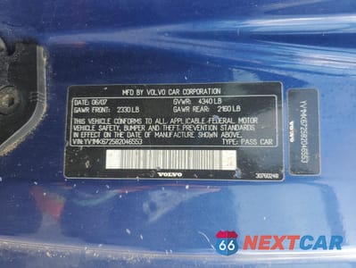 Zdjęcie 12 z 13 samochodu: 2008 VOLVO C30 T5 VIN:YV1MK672582046553 - miniatura