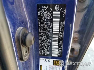 Zdjęcie 14 z 14 samochodu: 2017 TOYOTA PRIUS TWO VIN:JTDKBRFU6H3557426 - miniatura