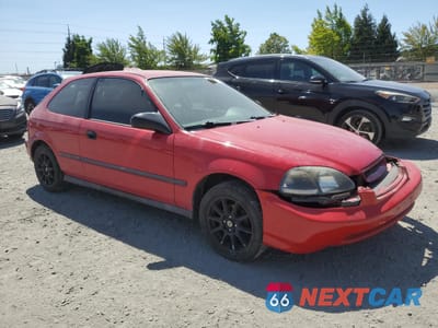 Czwarte zdjęcie samochodu z boku: 1996 HONDA CIVIC CX VIN:2HGEJ6325TH103791 - miniatura