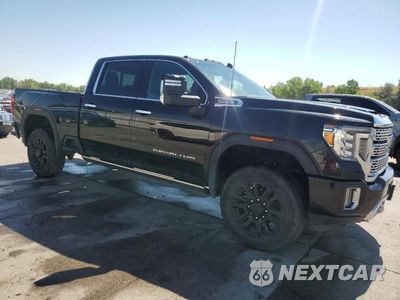 Czwarte zdjęcie samochodu z boku: 2022 GMC SIERRA K2500 DENALI K2500 DENALI VIN:1GT49REY2PF176095 - miniatura