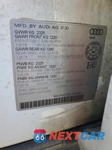 Zdjęcie 13 z 13 samochodu: 2020 AUDI Q3 PRESTIGE S-LINE VIN:WA1FECF30L1067821 - miniatura