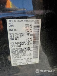 Zdjęcie 13 z 13 samochodu: 2021 NISSAN FRONTIER S VIN:1N6ED0EA5MN713896 - miniatura