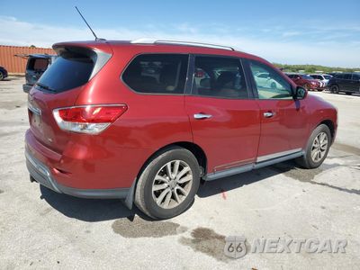 Trzecie zdjęcie samochodu z tyłu: 2014 NISSAN PATHFINDER S VIN:5N1AR2MN4EC660006 - miniatura