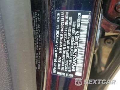 Zdjęcie 12 z 12 samochodu: 2016 PORSCHE PANAMERA 2 VIN:WP0AA2A78GL004878 - miniatura