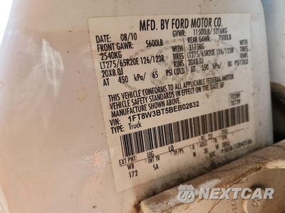 Zdjęcie 10 z 12 samochodu: 2011 FORD F350 SUPER DUTY VIN:1FT8W3BT5BEB02832 - miniatura