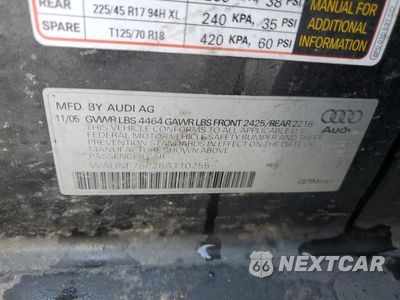 Zdjęcie 12 z 12 samochodu: 2006 AUDI A3 2.0 PREMIUM VIN:WAUNF78P26A110255 - miniatura