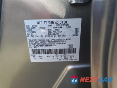 Zdjęcie 13 z 13 samochodu: 2008 LINCOLN MKX VIN:2LMDU88C58BJ15187 - miniatura
