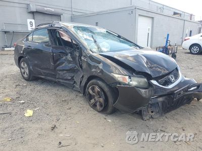 Czwarte zdjęcie samochodu z boku: 2013 HONDA CIVIC LX VIN:2HGFB2F54DH560528 - miniatura