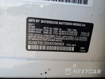 Zdjęcie 13 z 15 samochodu: 2017 BMW X5 XDR40E VIN:5UXKT0C35H0V96965 - miniatura