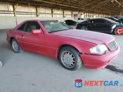 Czwarte zdjęcie samochodu z boku: 1997 MERCEDES-BENZ SL 500 VIN:WDBFA67F4VF149325 - miniatura
