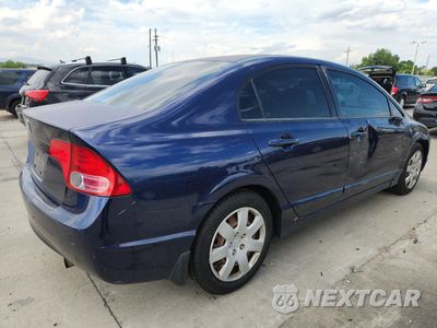 Trzecie zdjęcie samochodu z tyłu: 2008 HONDA CIVIC LX VIN:2HGFA16568H537383 - miniatura