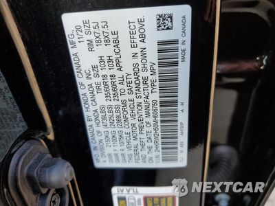 Zdjęcie 13 z 13 samochodu: 2021 HONDA CR-V EX VIN:2HKRW2H50MH606750 - miniatura