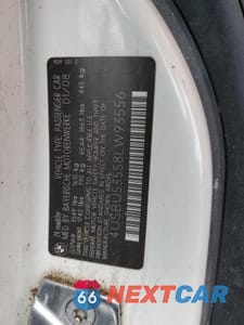 Zdjęcie 12 z 12 samochodu: 2008 BMW Z4 3.0SI VIN:4USBU53558LW93556 - miniatura
