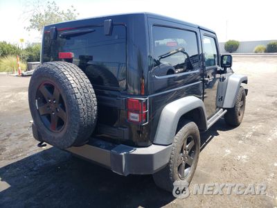Trzecie zdjęcie samochodu z tyłu: 2016 JEEP WRANGLER SPORT VIN:1C4GJWAG7GL128044 - miniatura