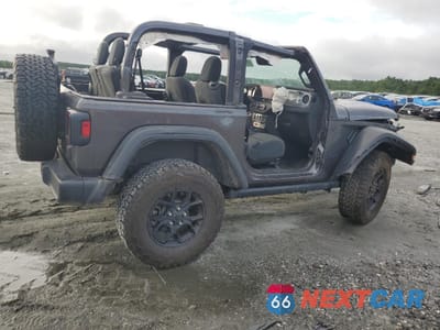 Trzecie zdjęcie samochodu z tyłu: 2024 JEEP WRANGLER SPORT VIN:1C4PJXAG6RW101005 - miniatura