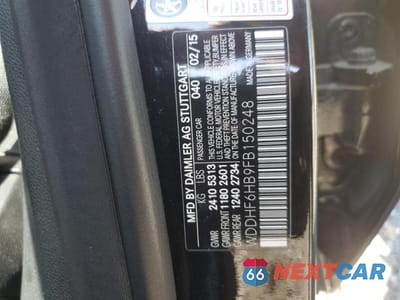 Zdjęcie 12 z 12 samochodu: 2015 MERCEDES-BENZ E 400 4MATIC VIN:WDDHF6HB9FB150248 - miniatura