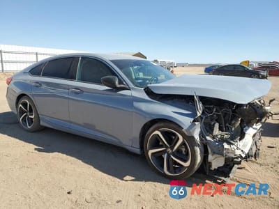 Czwarte zdjęcie samochodu z boku: 2021 HONDA ACCORD SPORT SE VIN:1HGCV1F42MA048065 - miniatura