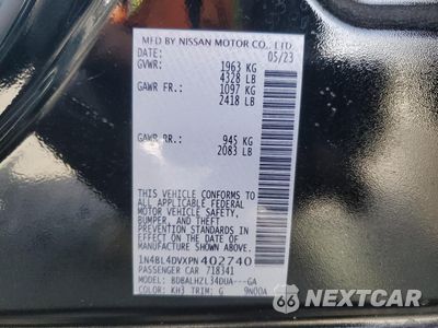 Zdjęcie 12 z 14 samochodu: 2023 NISSAN ALTIMA SV VIN:1N4BL4DVXPN402740 - miniatura