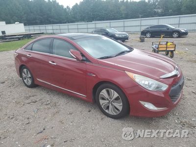 Czwarte zdjęcie samochodu z boku: 2015 HYUNDAI SONATA HYBRID VIN:KMHEC4A43FA135459 - miniatura