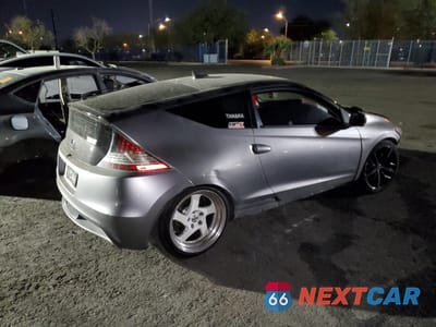 Trzecie zdjęcie samochodu z tyłu: 2011 HONDA CR-Z EX VIN:JHMZF1D69BS013930 - miniatura