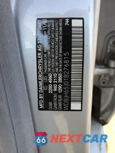 Zdjęcie 12 z 12 samochodu: 2001 MERCEDES-BENZ E 320 VIN:WDBJH65J01B276815 - miniatura