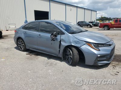 Czwarte zdjęcie samochodu z boku: 2020 TOYOTA COROLLA SE VIN:JTDS4RCE8LJ034212 - miniatura
