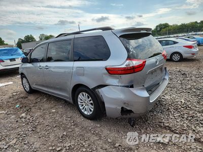 Drugie zdjęcie samochodu z przodu: 2017 TOYOTA SIENNA XLE VIN:5TDYZ3DCXHS838785 - miniatura