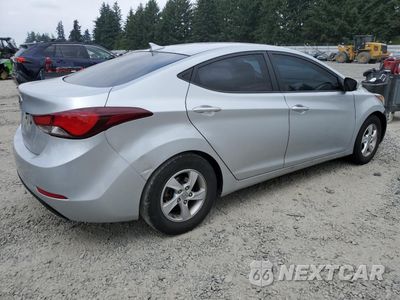 Trzecie zdjęcie samochodu z tyłu: 2014 HYUNDAI ELANTRA SE VIN:5NPDH4AE1EH496321 - miniatura