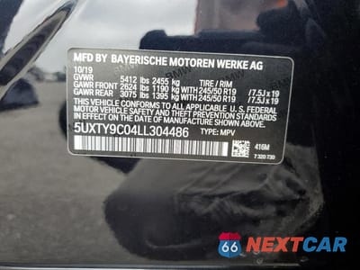 Zdjęcie 13 z 13 samochodu: 2020 BMW X3 XDRIVEM40I VIN:5UXTY9C04LL304486 - miniatura