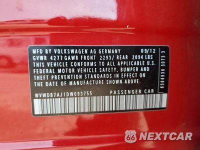 Zdjęcie 12 z 12 samochodu: 2013 VOLKSWAGEN GOLF VIN:WVWDB7AJ1DW093755 - miniatura